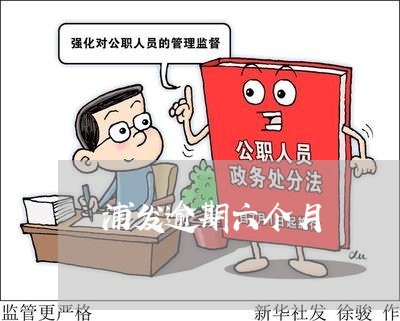 浦发逾期六个月 浦发逾期六个月