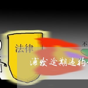 浦发逾期违约金是多少钱 浦发逾期违约金是多少钱