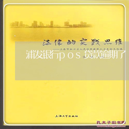 浦发银行pos贷款逾期了/2023042281794