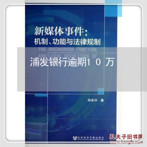 浦发银行逾期10万/2023102538370