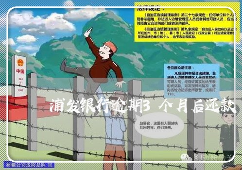 浦发银行逾期3个月后还款