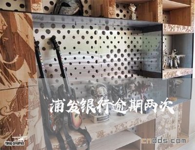 浦发银行逾期两次 浦发银行逾期两次