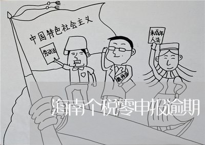 海南个税零申报逾期