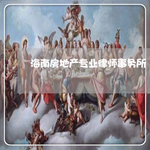 海南房地产专业律师事务所