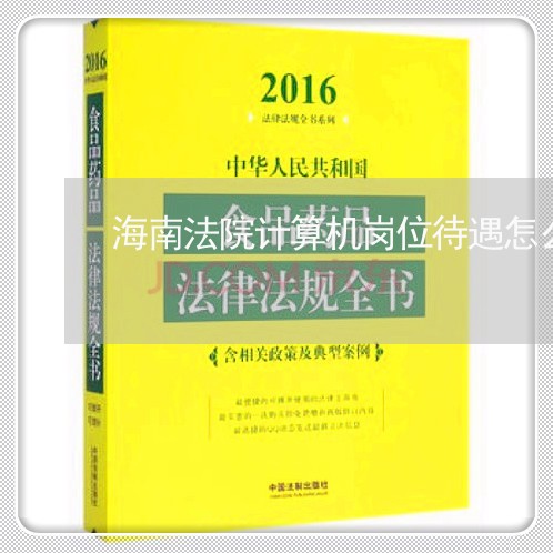 海南法院计算机岗位待遇怎么样 海南法院计算机岗位待遇怎么样
