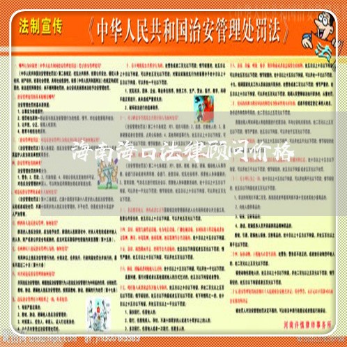 海南海口法律顾问价格 海南海口法律顾问价格