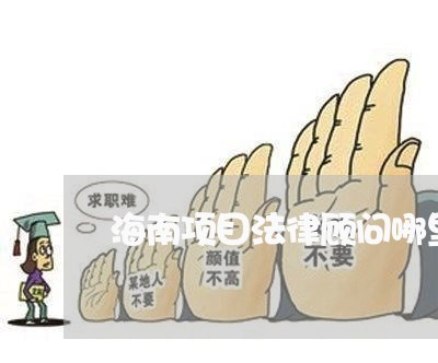 海南项目法律顾问哪里有 海南项目法律顾问哪里有