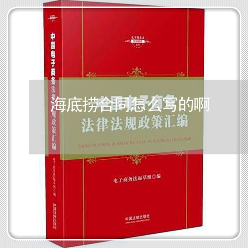 海底捞合同怎么写的啊/2023022770582