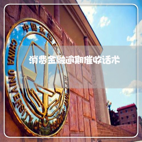 消费金融逾期催收话术
