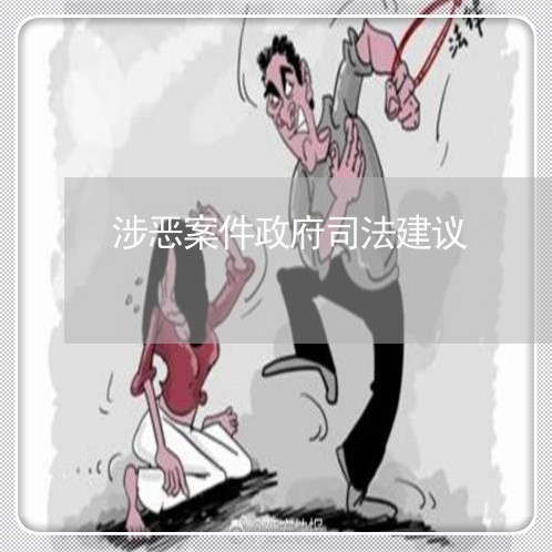 涉恶案件政府司法建议