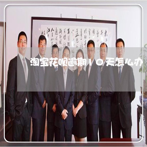 淘宝花呗逾期10天怎么办 淘宝花呗逾期10天怎么办