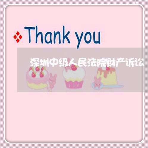 深圳中级人民法院财产诉讼