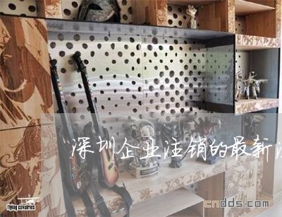 深圳企业注销的最新法规