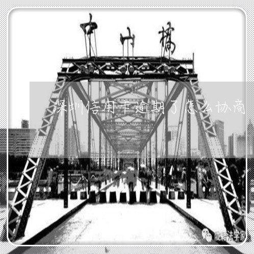 深圳信用卡逾期了怎么协商/2023030294049 深圳信用卡逾期了怎么协商/2023030294049