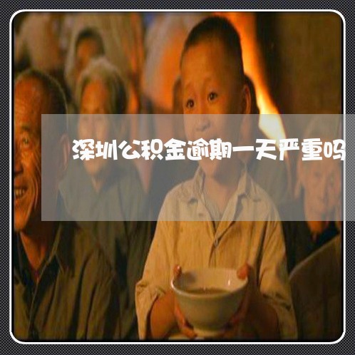 深圳公积金逾期一天严重吗 深圳公积金逾期一天严重吗
