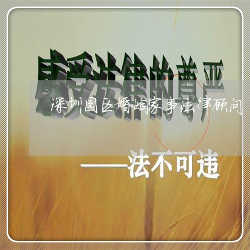 深圳园区婚姻家事法律顾问/2023061959590