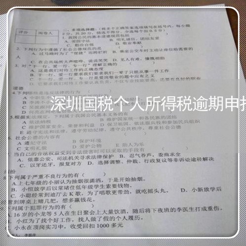 深圳国税个人所得税逾期申报