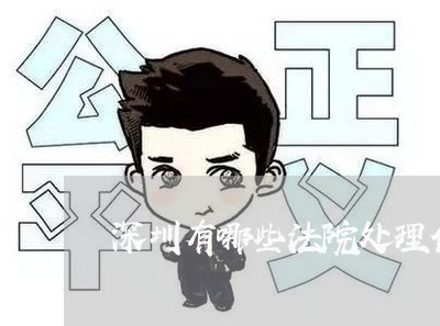 深圳有哪些法院处理借条纠纷问题 深圳有哪些法院处理借条纠纷问题