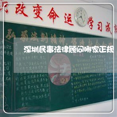 深圳民事法律顾问哪家正规/2023061983817