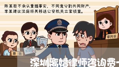 深圳离婚律师咨询费一般多少钱