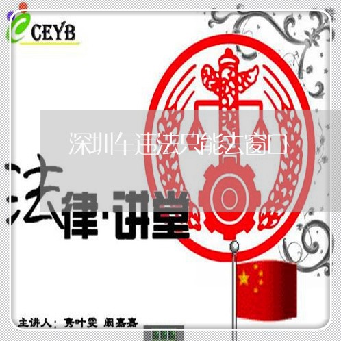 深圳车违法只能去窗口