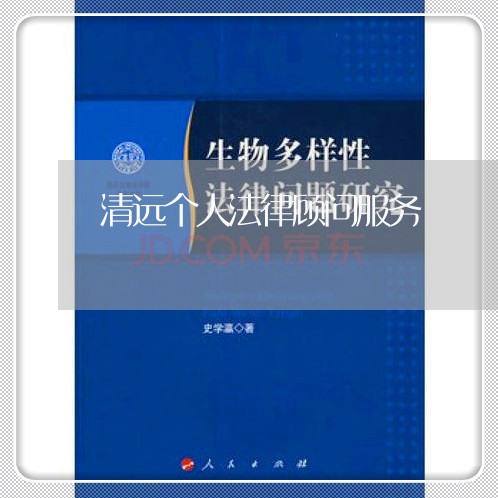 清远个人法律顾问服务/2023061793704