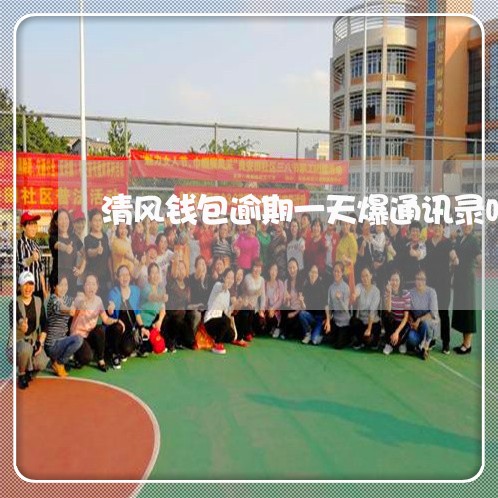 清风钱包逾期一天爆通讯录吗