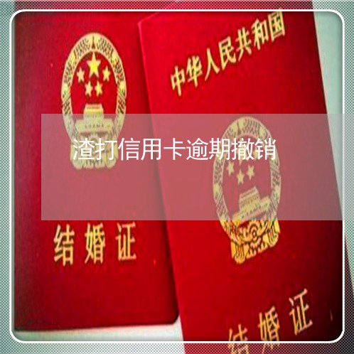 渣打信用卡逾期撤销 渣打信用卡逾期撤销