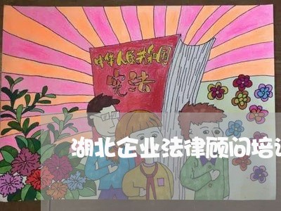 湖北企业法律顾问培训/2023071484058