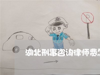 湖北刑事咨询律师费怎么算