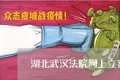 湖北武汉法院网上立案 湖北武汉法院网上立案