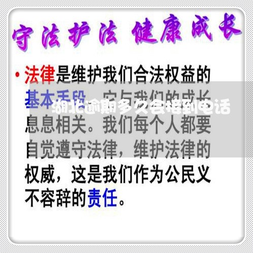 湖北逾期多久会接到电话
