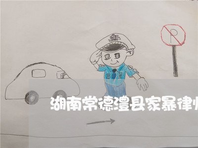湖南常德澧县家暴律师电话