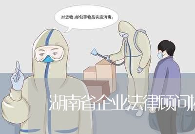 湖南省企业法律顾问协会 湖南省企业法律顾问协会