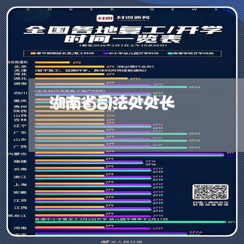 湖南省司法处处长