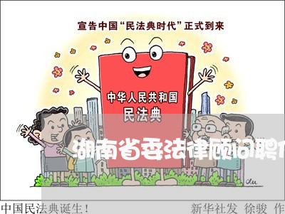 湖南省委法律顾问聘任仪式 湖南省委法律顾问聘任仪式