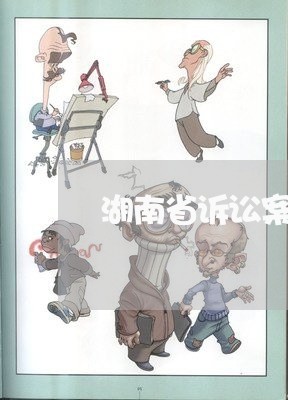 湖南省诉讼案件查询系统 湖南省诉讼案件查询系统