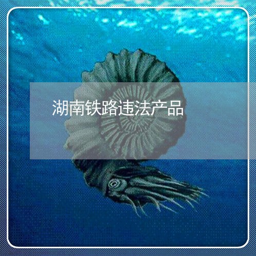 湖南铁路违法产品