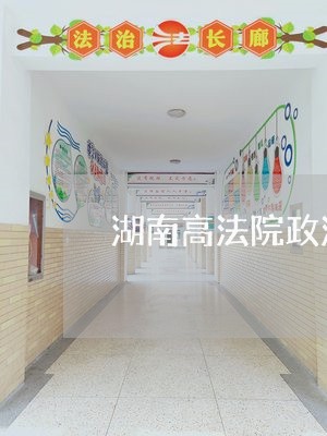 湖南高法院政治部董岚 湖南高法院政治部董岚
