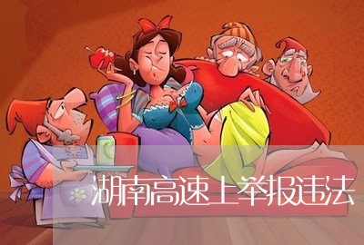 湖南高速上举报违法