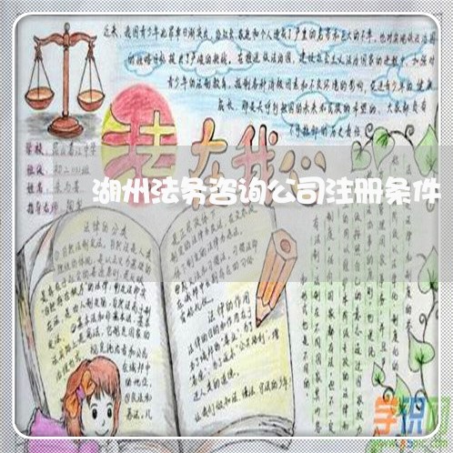 湖州法务咨询公司注册条件 湖州法务咨询公司注册条件