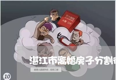 湛江市离婚房子分割律师收费