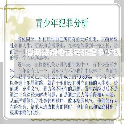 溪南法院电话号码是多少钱