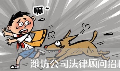 潍坊公司法律顾问招聘 潍坊公司法律顾问招聘