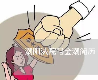 潮阳法院马金潮简历