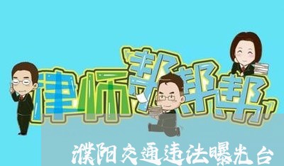濮阳交通违法曝光台