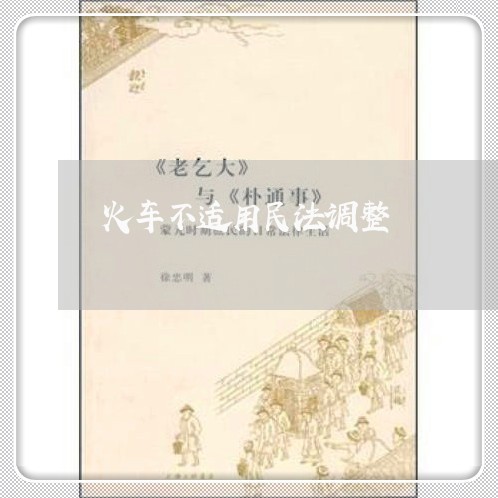 火车不适用民法调整 火车不适用民法调整