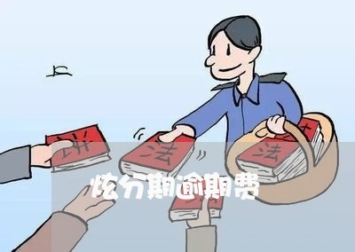 炫分期逾期费 炫分期逾期费