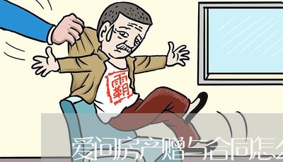 爱问房产赠与合同怎么写/2023011630381 爱问房产赠与合同怎么写/2023011630381