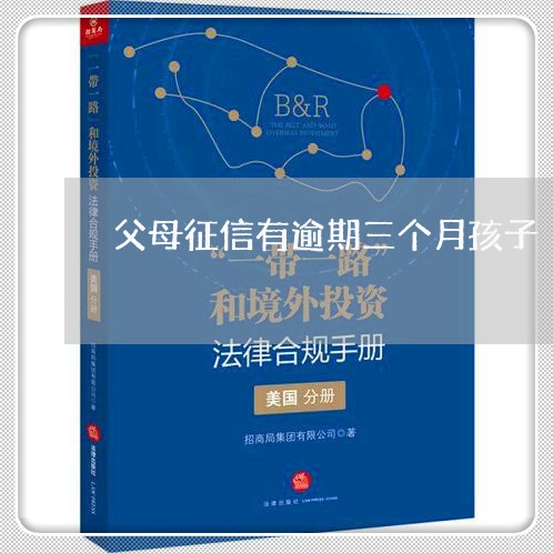 父母征信有逾期三个月孩子